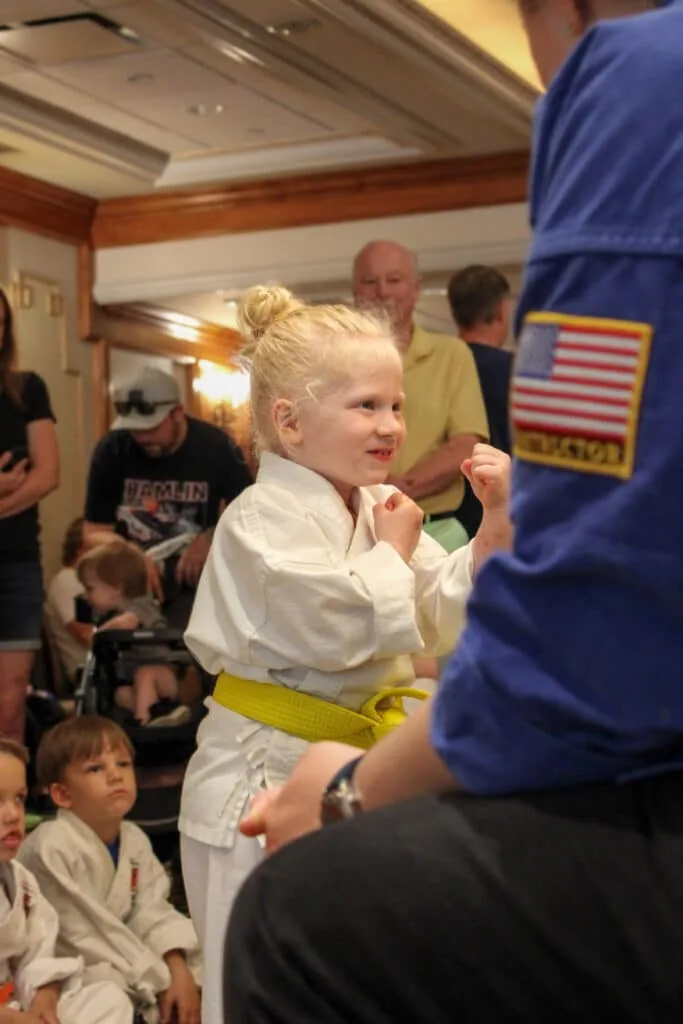 martial arts builds confidence